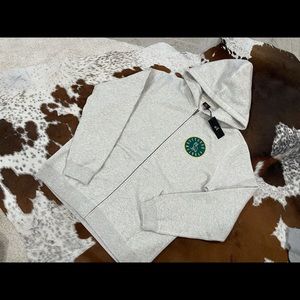 October's Very Own Grey Full Zip Hoodie